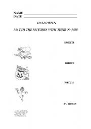 English Worksheet: MATCH THE PICTURES