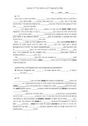 English worksheet: fingerprint