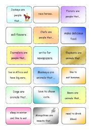 English Worksheet: That Who Where clauses...