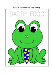 The family frog - FLASHCARDS