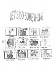 English Worksheet: suggestion