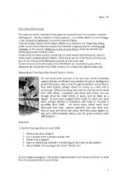 English worksheet: The Science Fiction Story