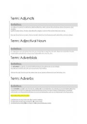 English Worksheet: ADVERBS AND ADJECTIVES ::::: DIFFRENTIATE 