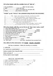 English Worksheet: exam for intermediate students