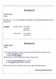 English worksheet: english worksheet 