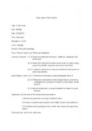 English worksheet: rph