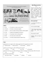 video quiz - little miss sunshine