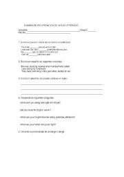 English Worksheet: past simple past continuos