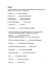 English worksheet: passive exercise