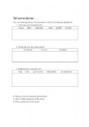 English worksheet: Tell Some Stories