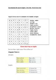 English Worksheet: Exercises for secondary school students - 2nd year