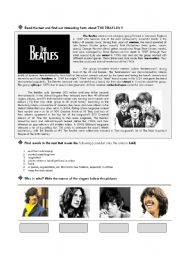 Biography and songs of The Beatles part 1 of 2