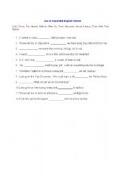 English worksheet: Preposition Exercise
