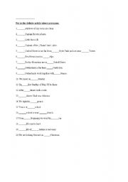 English worksheet: definite article 