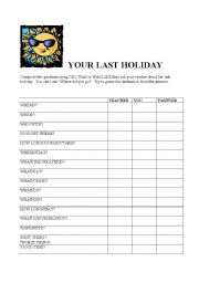 YOUR LAST HOLIDAY