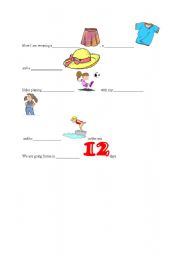 English Worksheet: Im on holiday - part 3