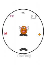 Mr Potato Head Spinner Game