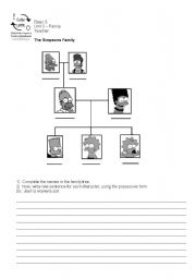 English Worksheet: Simpsons activitie