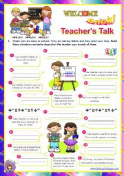 Back to School series  -  Teachers Talk  (2/2)