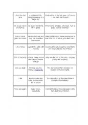English worksheet: Time and Life idioms