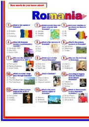 English Worksheet: Romania