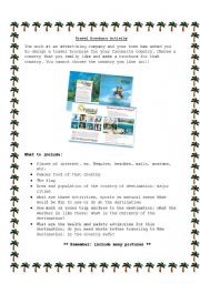 Travel Brochure Activity