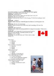 English Worksheet: a busy day