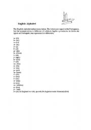 English Worksheet: English Alphabet