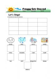 English worksheets: Froggy Gets Dressed