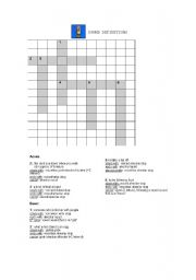 English Worksheet: Phonetics Crossword Puzzle