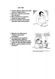 English worksheet: Issues to talk about ...