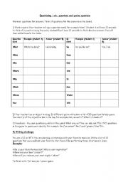 English worksheet: Questions for answers
