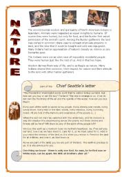 Indians  6/6 - Nature , Chief Seattles letter (part)