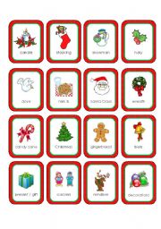 Christmas Memory Cards (16 cards)