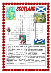 Scotland - crossword