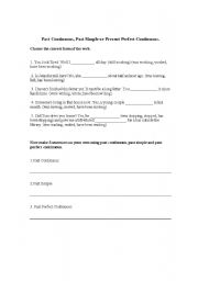 English worksheet: Past Continuous, Past Simple, Present Perfect Continuous