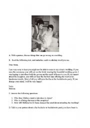 English Worksheet: Reading exercise using the 1st conditional