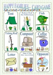 Family games worksheets