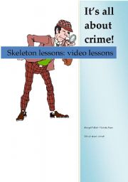 skeleton lesson to match crime lesson