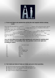 English Worksheet: A.I. (Artificial Intelligence)