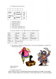 English worksheet: For kids