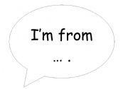 English Worksheet: speech bubble for your classroom