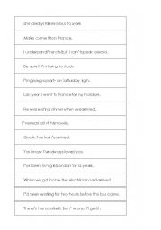 English Worksheet: Langauge Analysis (2 of 3)