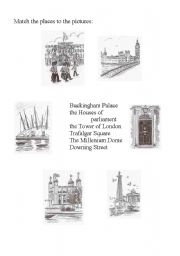 English Worksheet: London Sights