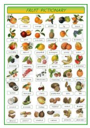 Fruit - pictionary