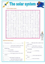 The solar system wordsearch : planets and more