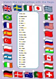 Nationalities and Flags