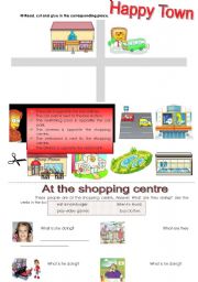 English Worksheet: Town 