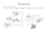 English Worksheet: Transports