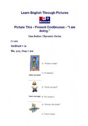 English Worksheet: learn english through pictures